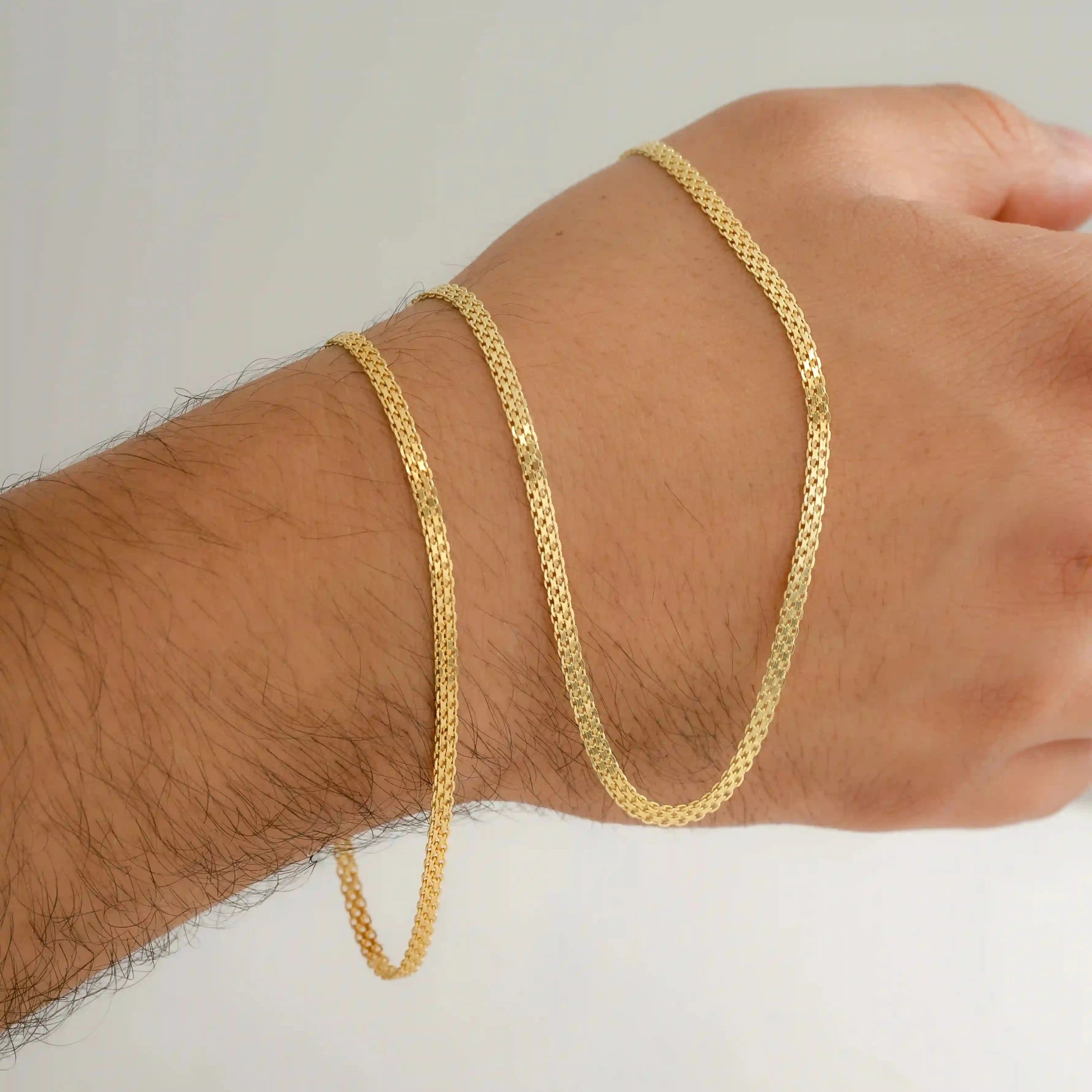 Cadena tejido chino 3 mm