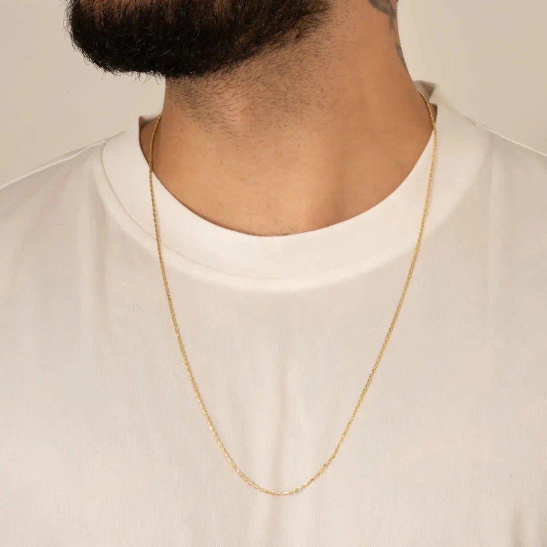 Cadena canutillos diamantados